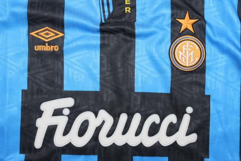 AAA(Thailand) Inter Milan 1993/94 Home Retro Soccer Jersey