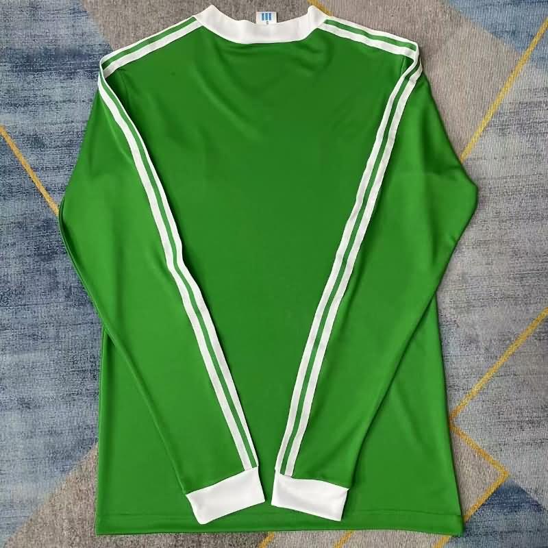 AAA(Thailand) Ireland 1986 Home Long Sleeve Retro Soccer Jersey