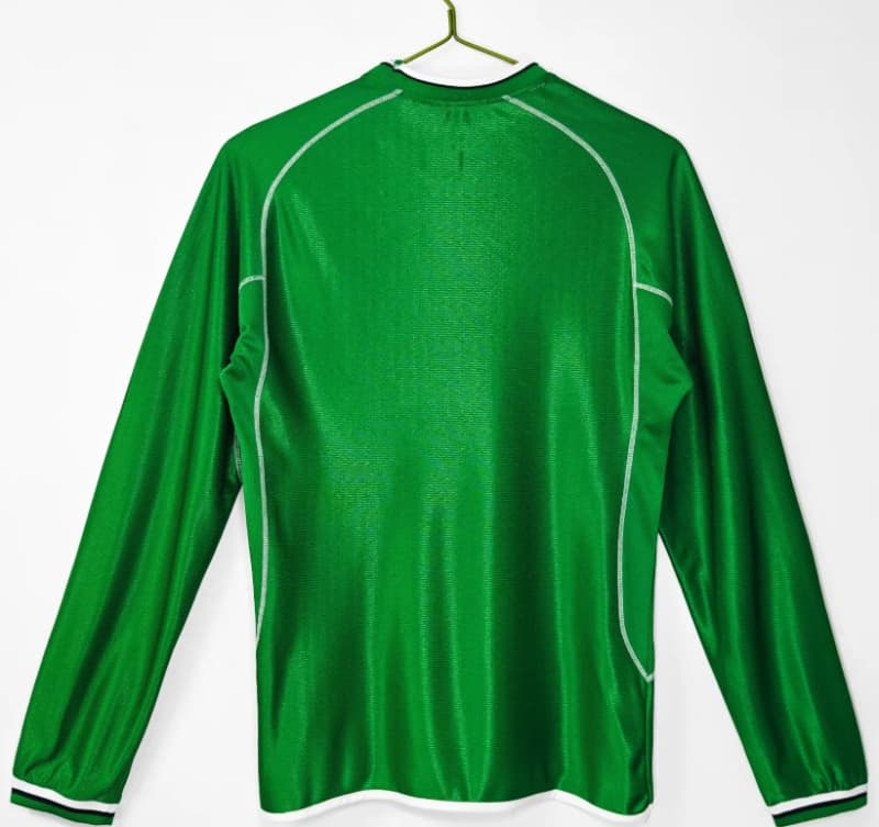 AAA(Thailand) Ireland 2002 Home Retro Long Sleeve Soccer Jersey
