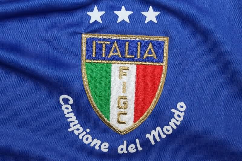 AAA(Thailand) Italy 1982 Home Long Sleeve Retro Soccer Jersey