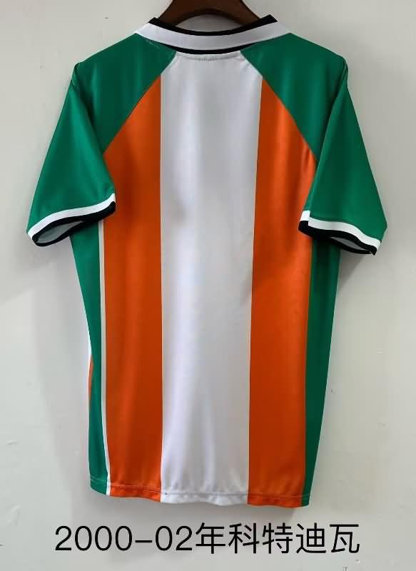 AAA(Thailand) Ivory 2000/01 Home Retro Soccer Jersey