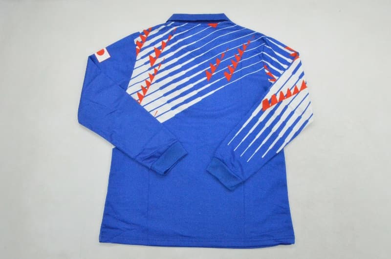 AAA(Thailand) Japan 1992/93 Home Long Sleeve Retro Soccer Jersey