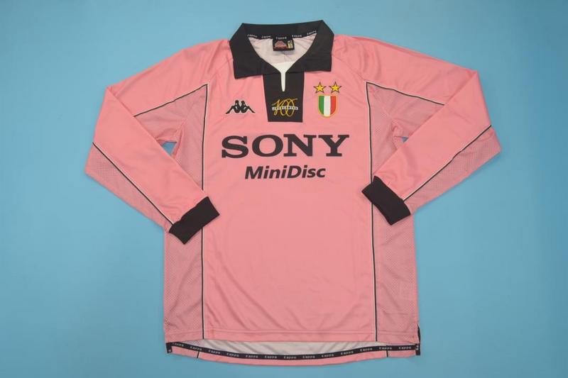 AAA(Thailand) Juventus 1997/98 Away Retro Soccer Jersey(L/S)