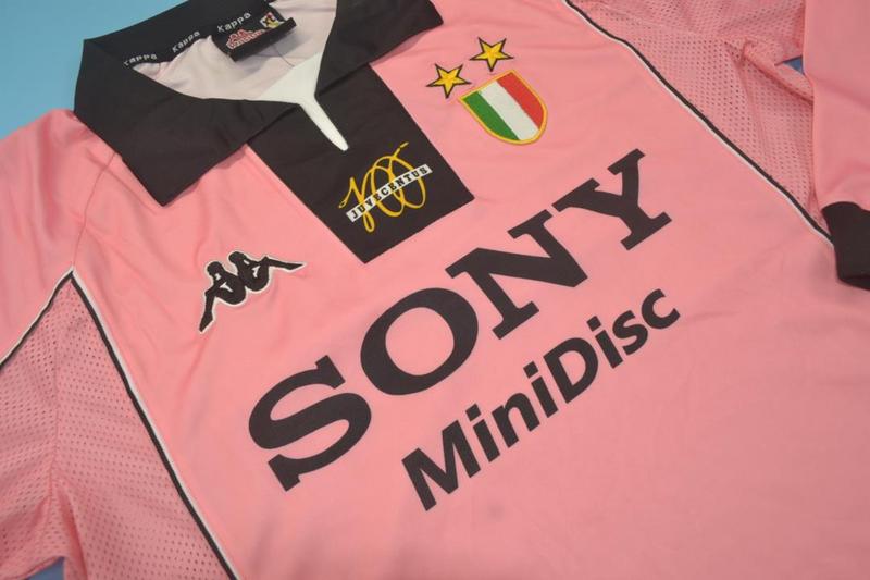 AAA(Thailand) Juventus 1997/98 Away Retro Soccer Jersey(L/S)
