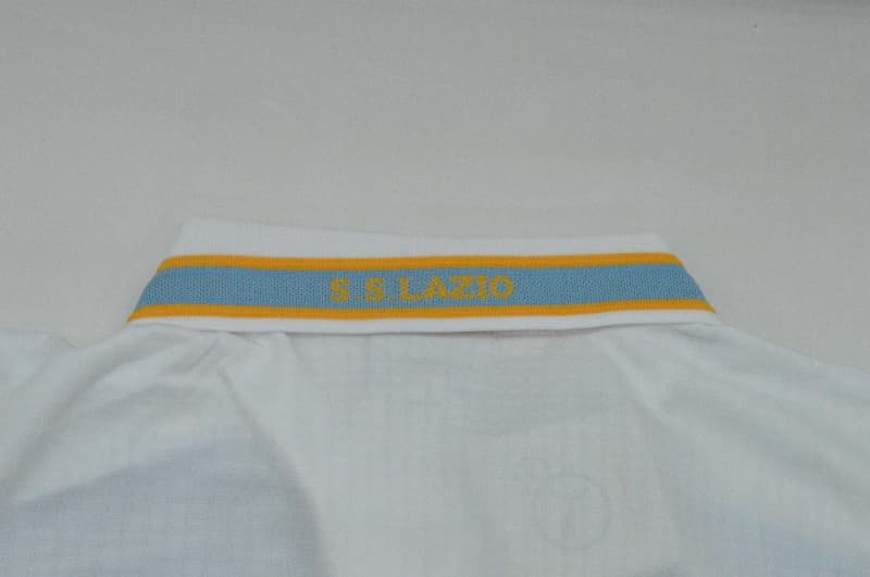 AAA(Thailand) Lazio 2000/01 Away Retro Long Sleeve Soccer Jersey