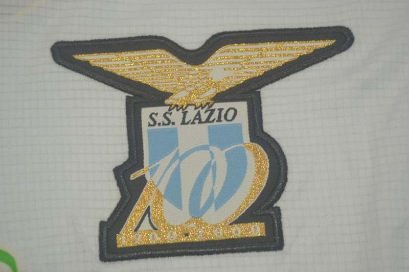 AAA(Thailand) Lazio 1999/00 Away Retro Soccer Jersey(L/S)