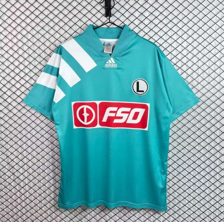 AAA(Thailand) Legia Warsaw 1994/95 Home Retro Soccer Jersey AAA(Thailand) Legia Warsaw 1994/95 Home Retro Soccer Jersey