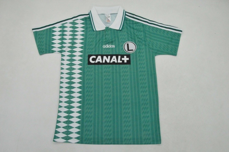 AAA(Thailand) Legia Warsaw 1995/96 Home Retro Soccer Jersey AAA(Thailand) Legia Warsaw 1995/96 Home Retro Soccer Jersey