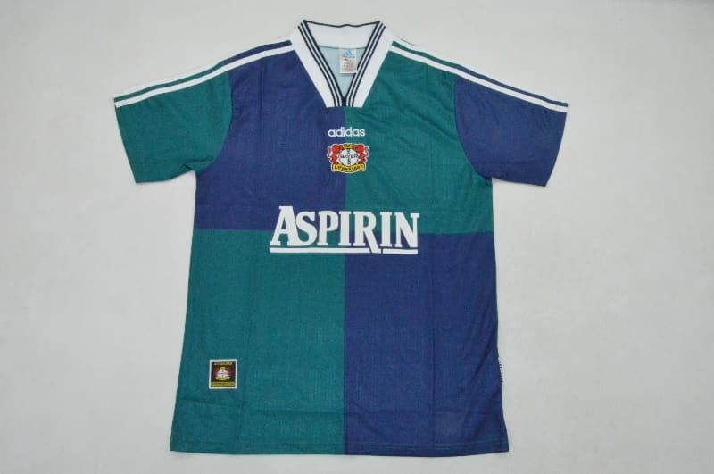 AAA(Thailand) Leverkusen 1997/98 Away Retro Soccer Jersey AAA(Thailand) Leverkusen 1997/98 Away Retro Soccer Jersey