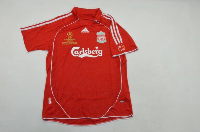 AAA(Thailand) Liverpool 2006/07 Home Final Retro Soccer Jersey