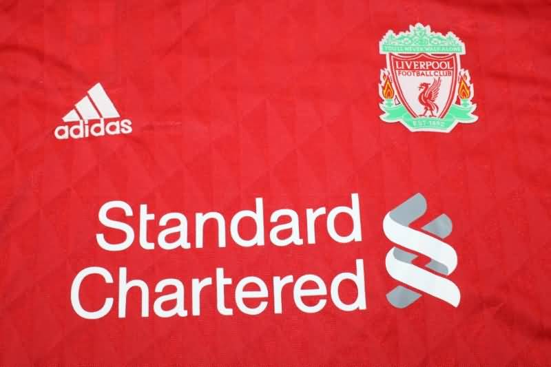 AAA(Thailand) Liverpool 2010/12 Home Long Sleeve Retro Soccer Jersey
