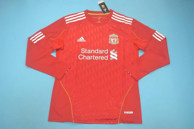 AAA(Thailand) Liverpool 2011/12 Home Retro Soccer Jersey(L/S)