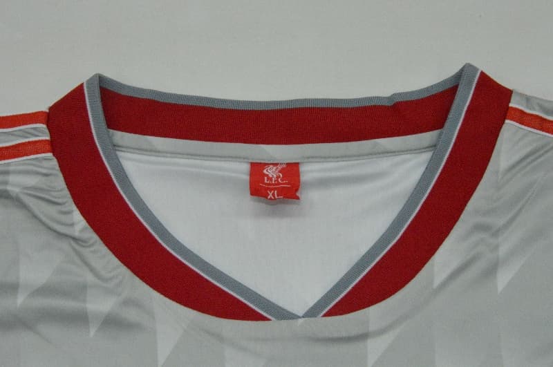 AAA(Thailand) Liverpool 1988/89 Away Long Sleeve Retro Soccer Jersey