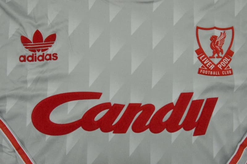 AAA(Thailand) Liverpool 1988/89 Away Long Sleeve Retro Soccer Jersey