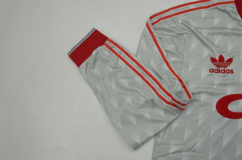 AAA(Thailand) Liverpool 1988/89 Away Long Sleeve Retro Soccer Jersey