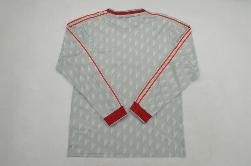 AAA(Thailand) Liverpool 1988/89 Away Long Sleeve Retro Soccer Jersey