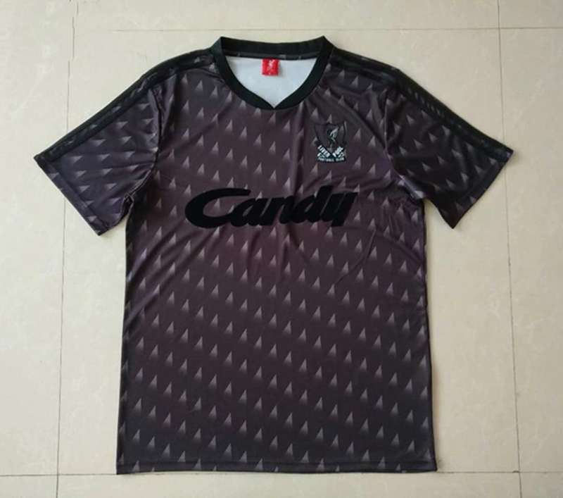 AAA(Thailand) Liverpool 1989/90 Blackout Retro Soccer Jersey