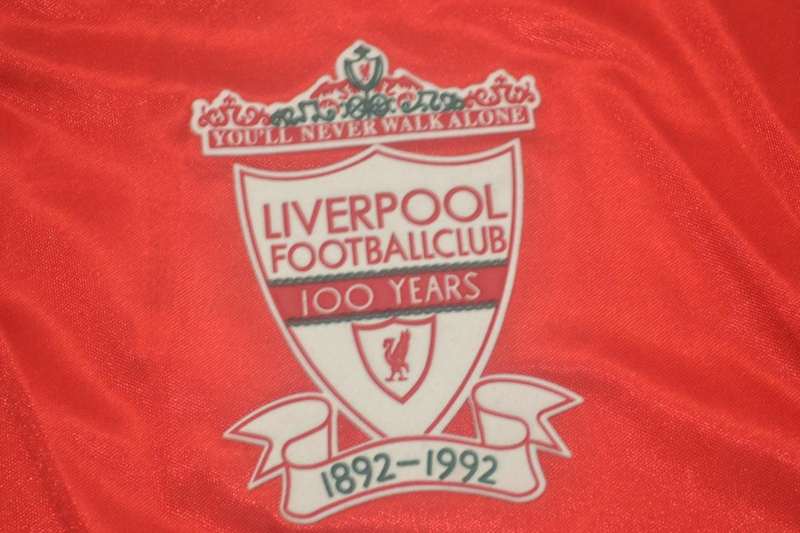 AAA(Thailand) Liverpool 1992/93 Home Retro Soccer Jersey