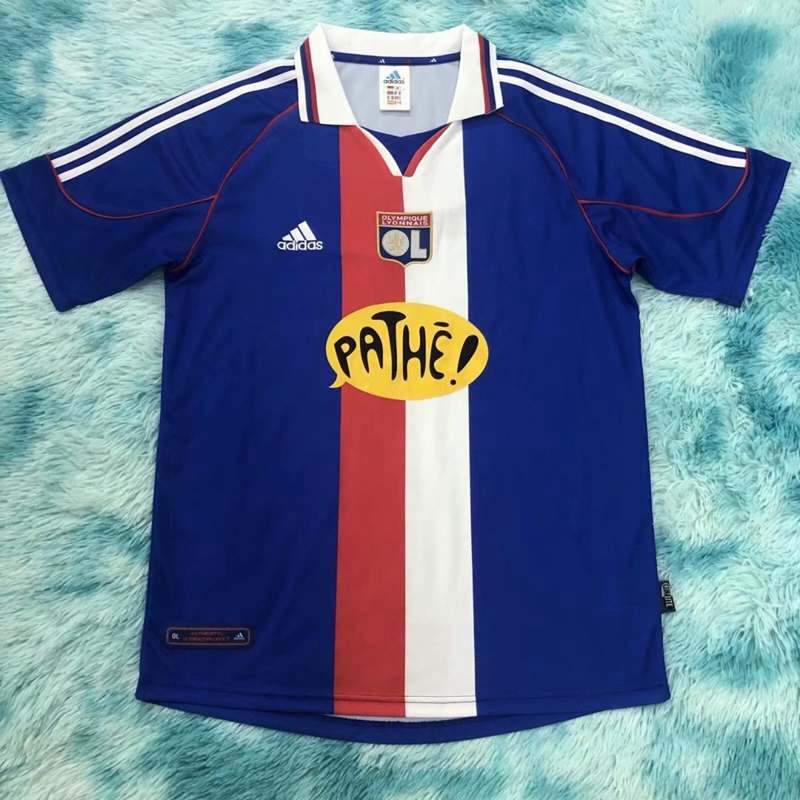 AAA(Thailand) Lyon 2000/01 Away Retro Soccer Jersey