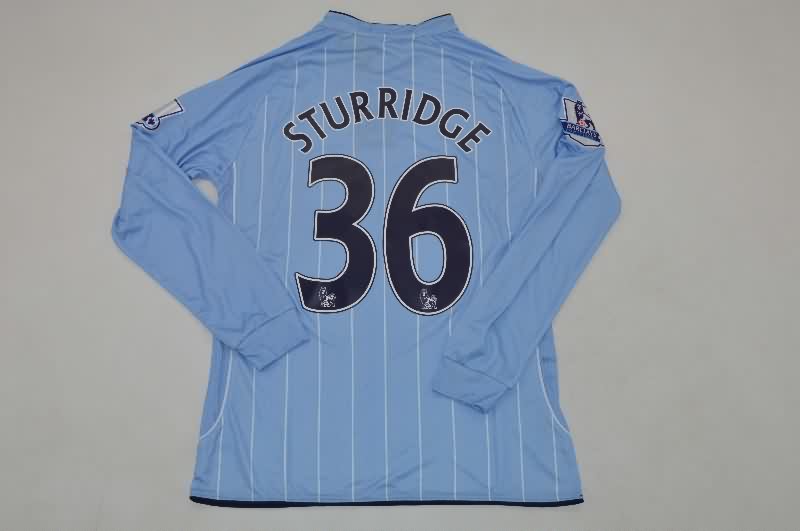 AAA(Thailand) Manchester City 2007/08 Home Retro Long Sleeve Soccer Jersey