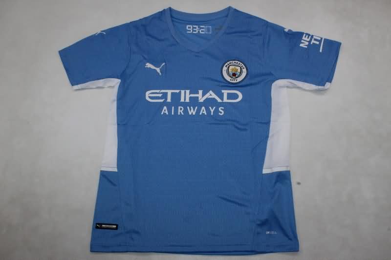 AAA(Thailand) Manchester City 2021/22 Home Retro Soccer Jersey