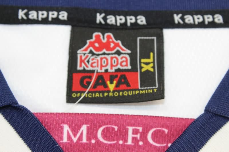 AAA(Thailand) Manchester City 1997/98 Away Long Sleeve Retro Soccer Jersey