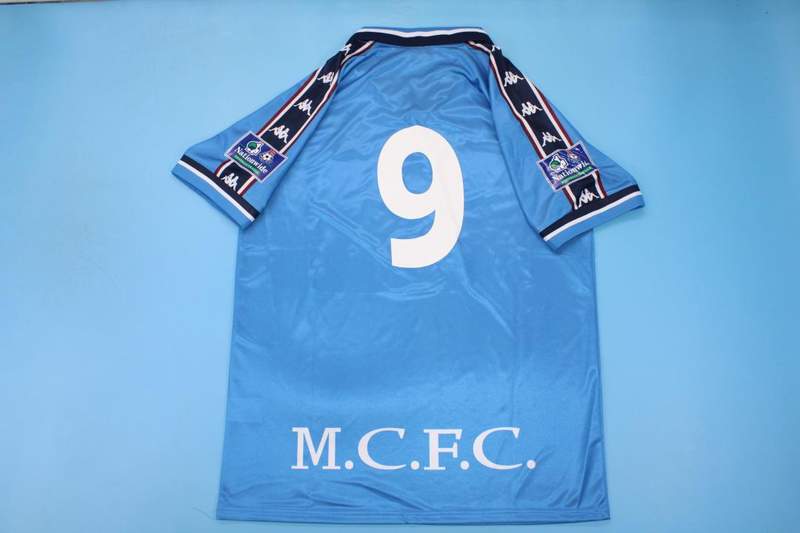 AAA(Thailand) Manchester City 1997/99 Home Retro Soccer Jersey