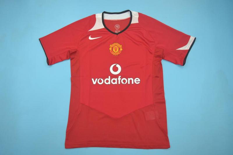 AAA(Thailand) Manchester United 2004/06 Home Retro Soccer Jersey