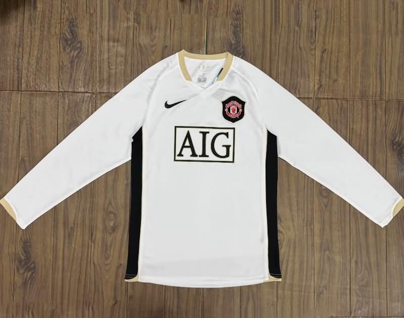 AAA(Thailand) Manchester United 2006/07 Away LS Retro Soccer Jersey