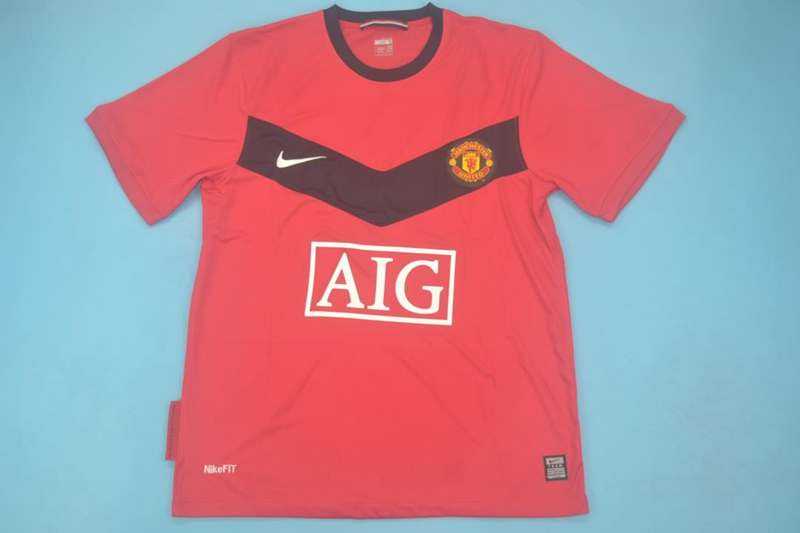 AAA(Thailand) Manchester United 2009/10 Home Retro Soccer Jersey