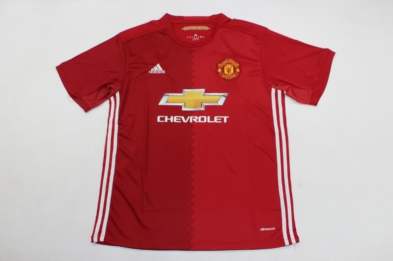 AAA(Thailand) Manchester United 2016/17 Home Retro Soccer Jersey