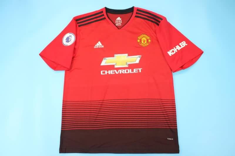 AAA(Thailand) Manchester United 2018/19 Home Retro Soccer Jersey