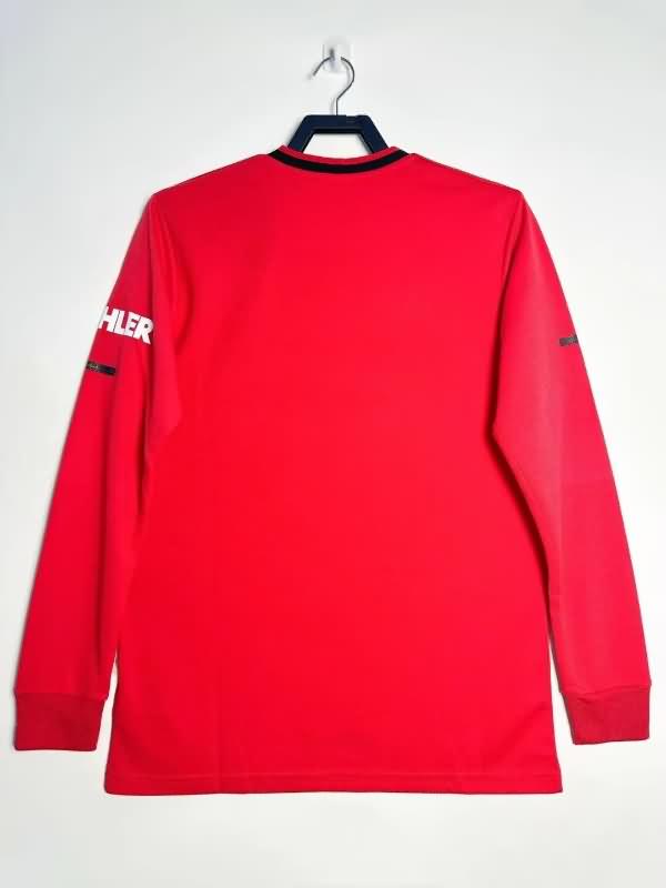 AAA(Thailand) Manchester United 2019/20 Home Long Sleeve Retro Soccer Jersey