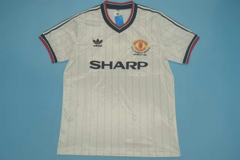 AAA(Thailand) Manchester United 1983 FA Finals Retro Soccer Jersey