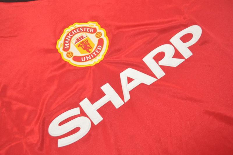 AAA(Thailand) Manchester United 1984/86 Home Retro Soccer Jersey