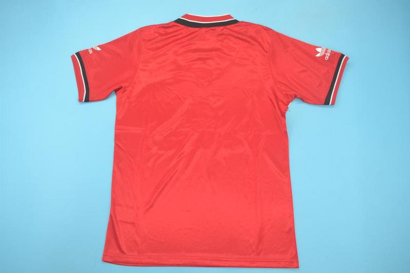 AAA(Thailand) Manchester United 1984/86 Home Retro Soccer Jersey