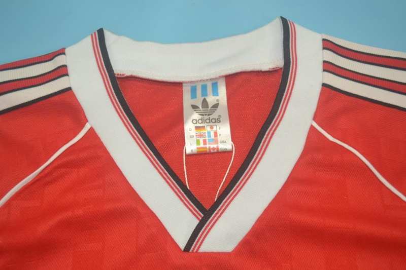 AAA(Thailand) Manchester United 1988/90 Home Retro Soccer Jersey
