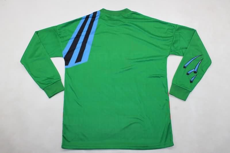 AAA(Thailand) Manchester United 1992/93 GK Green Long Retro Soccer Jersey