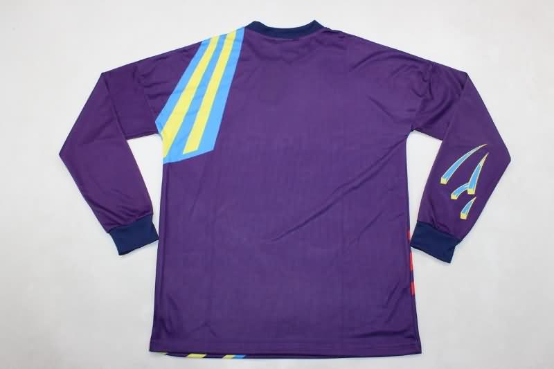 AAA(Thailand) Manchester United 1992/93 GK Purples Long Retro Soccer Jersey