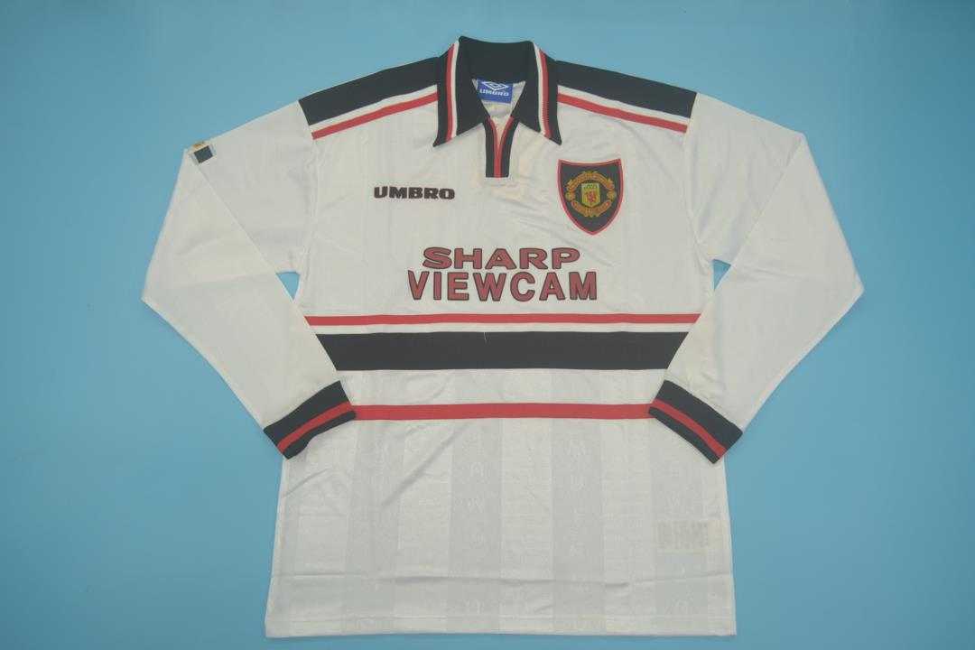 AAA(Thailand) Manchester United 1997/99 Away Retro Jersey(L/S)