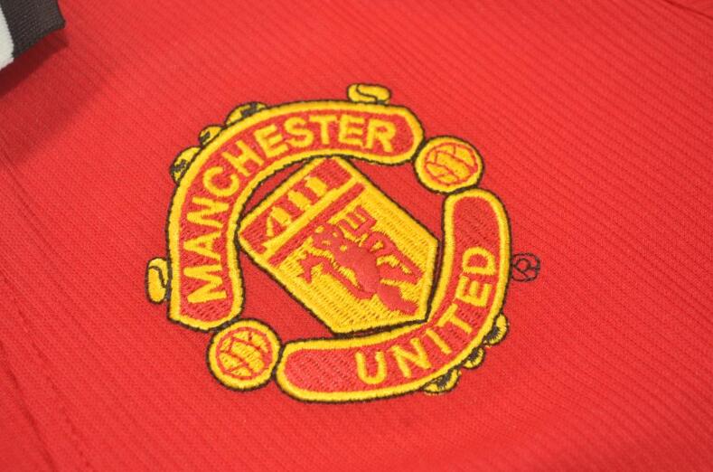 AAA(Thailand) Manchester United 1998/00 Home Retro Jersey(L/S)