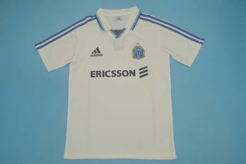 AAA(Thailand) Marseilles 1999/00 Home Retro Soccer Jersey