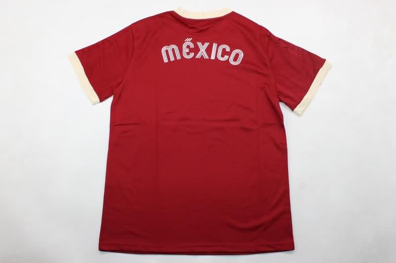 AAA(Thailand) Mexico 1985 Red Retro Soccer Jersey