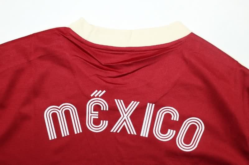 AAA(Thailand) Mexico 1985 Red Retro Soccer Jersey