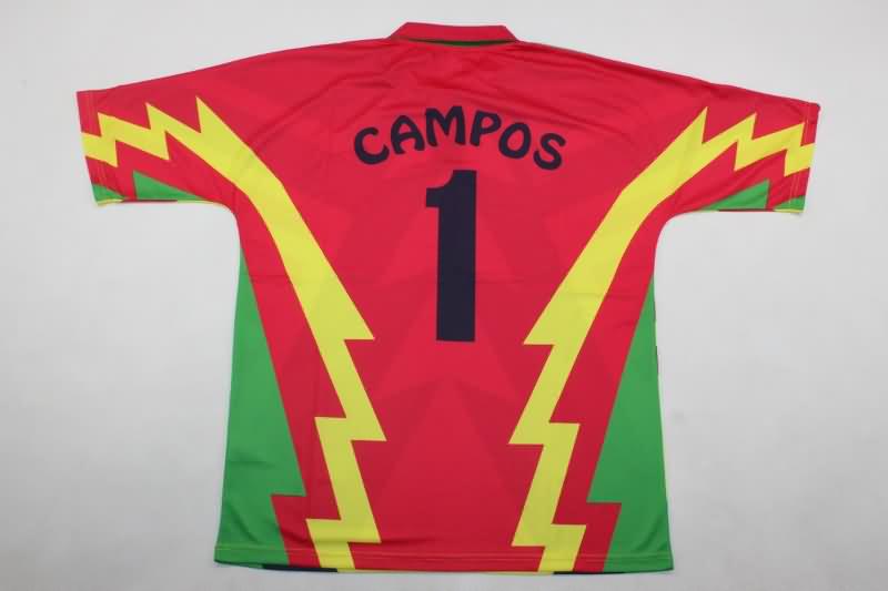 AAA(Thailand) Mexico 1994 Goalkeeper Colorful Retro Soccer Jersey