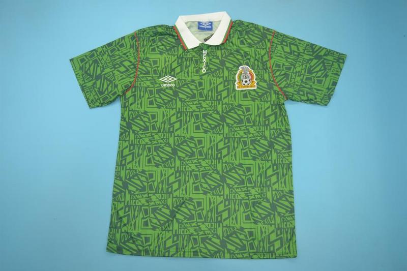 AAA(Thailand) Mexico 1994 Home Retro soccer Jersey