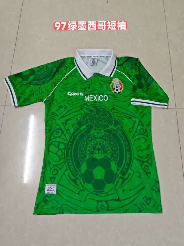 AAA(Thailand) Mexico 1997 Home Retro Soccer Jersey AAA(Thailand) Mexico 1997 Home Retro Soccer Jersey