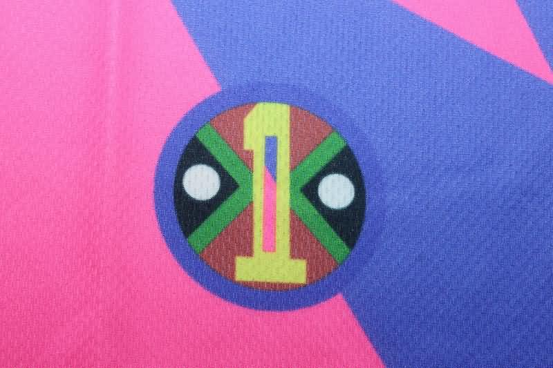 AAA(Thailand) Mexico 1998 Goalkeeper Pink Retro Soccer Jersey