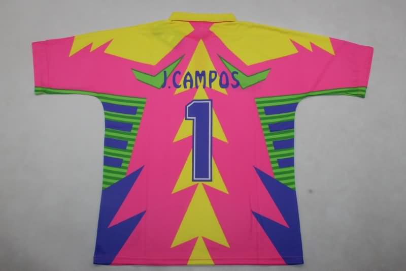 AAA(Thailand) Mexico 1998 Goalkeeper Pink Retro Soccer Jersey