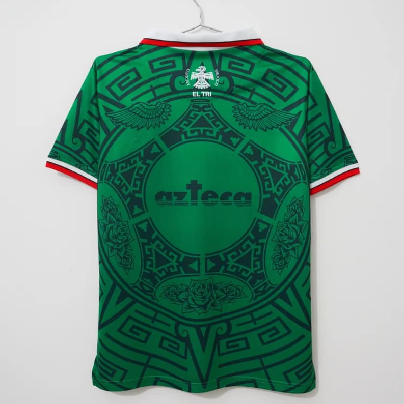 AAA(Thailand) Mexico 1998 Special Retro Soccer Jersey 04